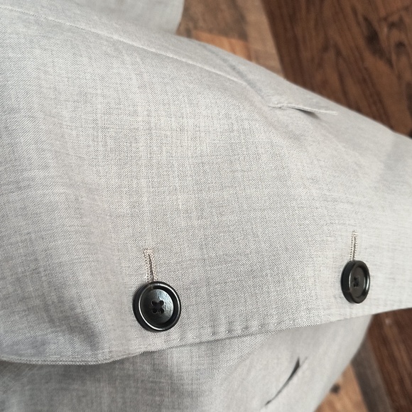 J.Crew Gray Wool Blazer Sport Coat Sz 40S Men - Picture 7 of 17